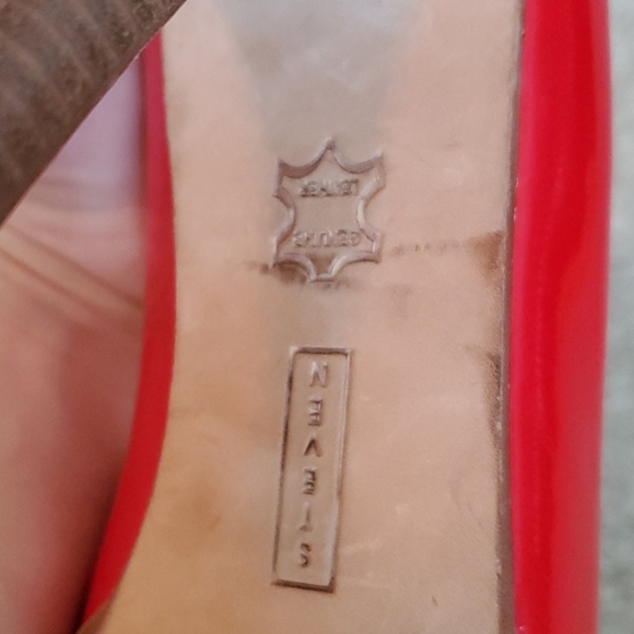 Steven by steve madden red Lalo pumps size 9.5 euc - Picture 6 of 8